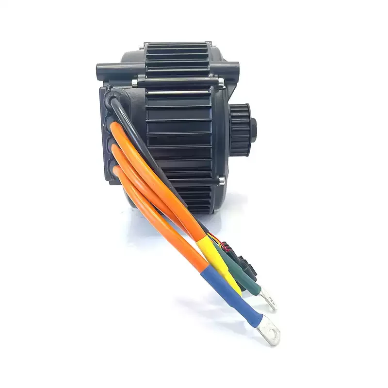 QS165 60H 20kW High Power Mid Drive Motor with 1:2.37 Gearbox, IPM PMSM Encoder Hall Type for E-Bike and EV Applications