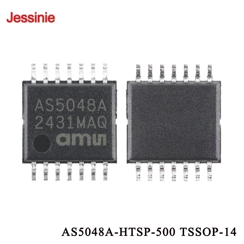 AS5048A-HTSP-500 TSSOP-14 High-Resolution Magnetic Rotary Position Sensor Magnetic Encoder IC