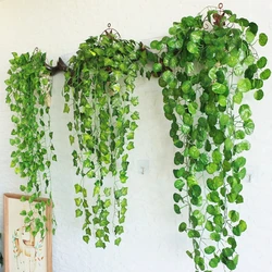 Wall Hanging Artificial Plant Vines Green Foliage Garland Garden Decoration Home Greening Fake Potted Plants Ivy Wedding Decor