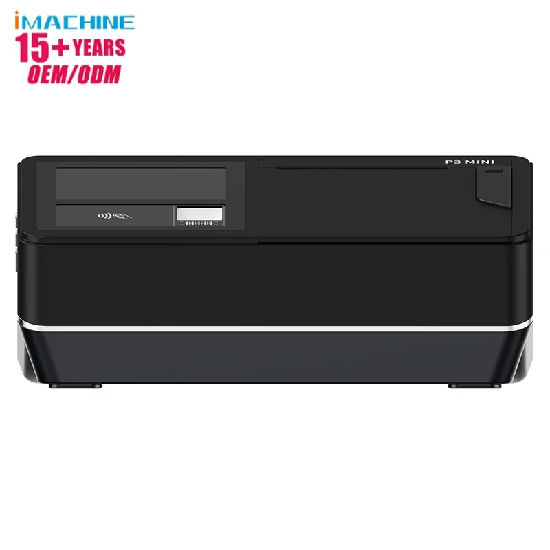 متوفر في المخزون، تحقق من الهوية متعدد الوظائف لسطح المكتب، محطة توقيع الهوية الكل في واحد مع تسجيل الوجه ببصمة الإصبع