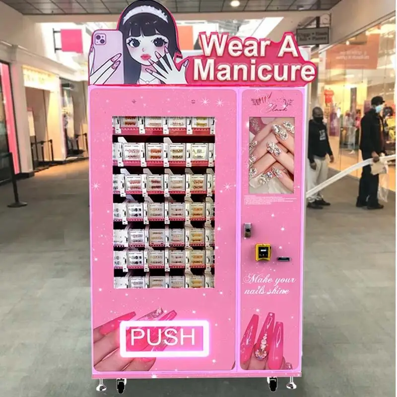 Custom Sticker Locker Trading Cards Toys Vending Machine Pokemon Beauty Vending Machine Cosmetics Nail Art Eyelash Hair Vendor