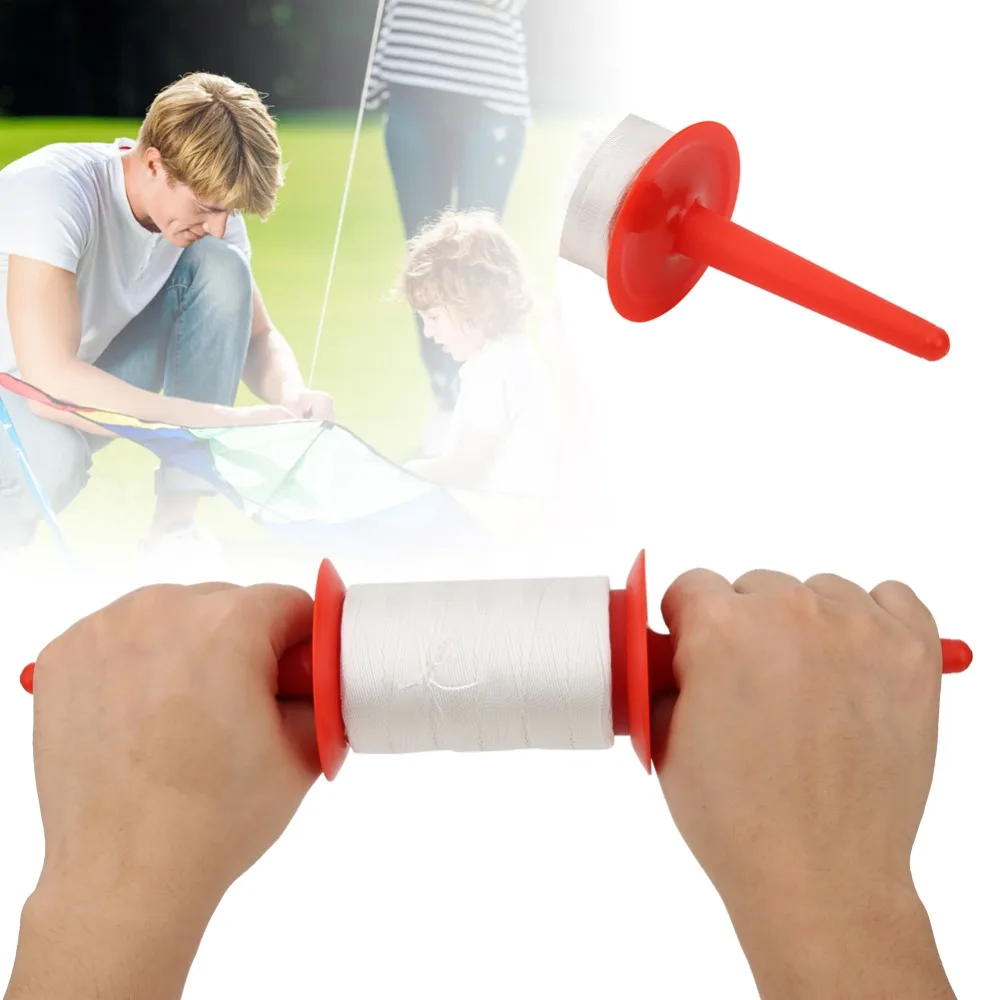 Acessórios para Pipa: Carretel de Pipa Vermelho com 150M de Corda, Alça de Aperto, Ferramenta para Voar Pipas