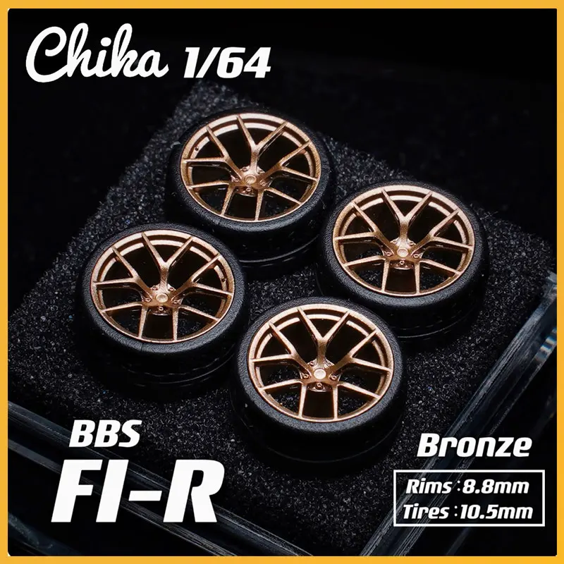

1/64 Chika FiR 8.9/9.7/10.5mm Modified Wheel Hub Resin Wheels Metal Suitable for 1:64 Static Model Cars in Stock FAST SHIPPING