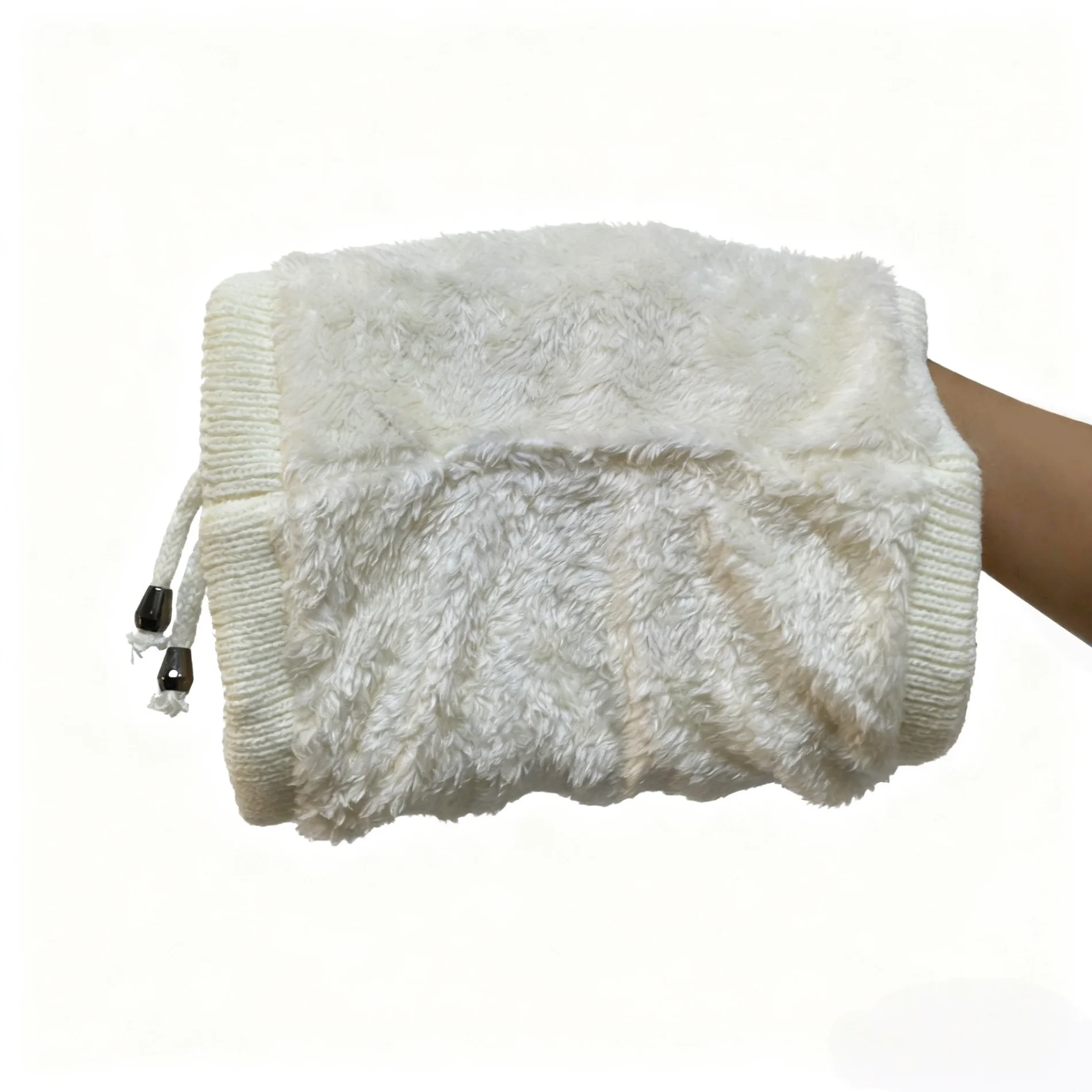 Mehrzweck-Set mit gestrickter Wintermütze und Schal | Warme Thermo-Mütze, Halswärmer, Ski-Gesichtsbedeckung für Damen und Herren, Outdoor, kaltes Wetter – Detail 31