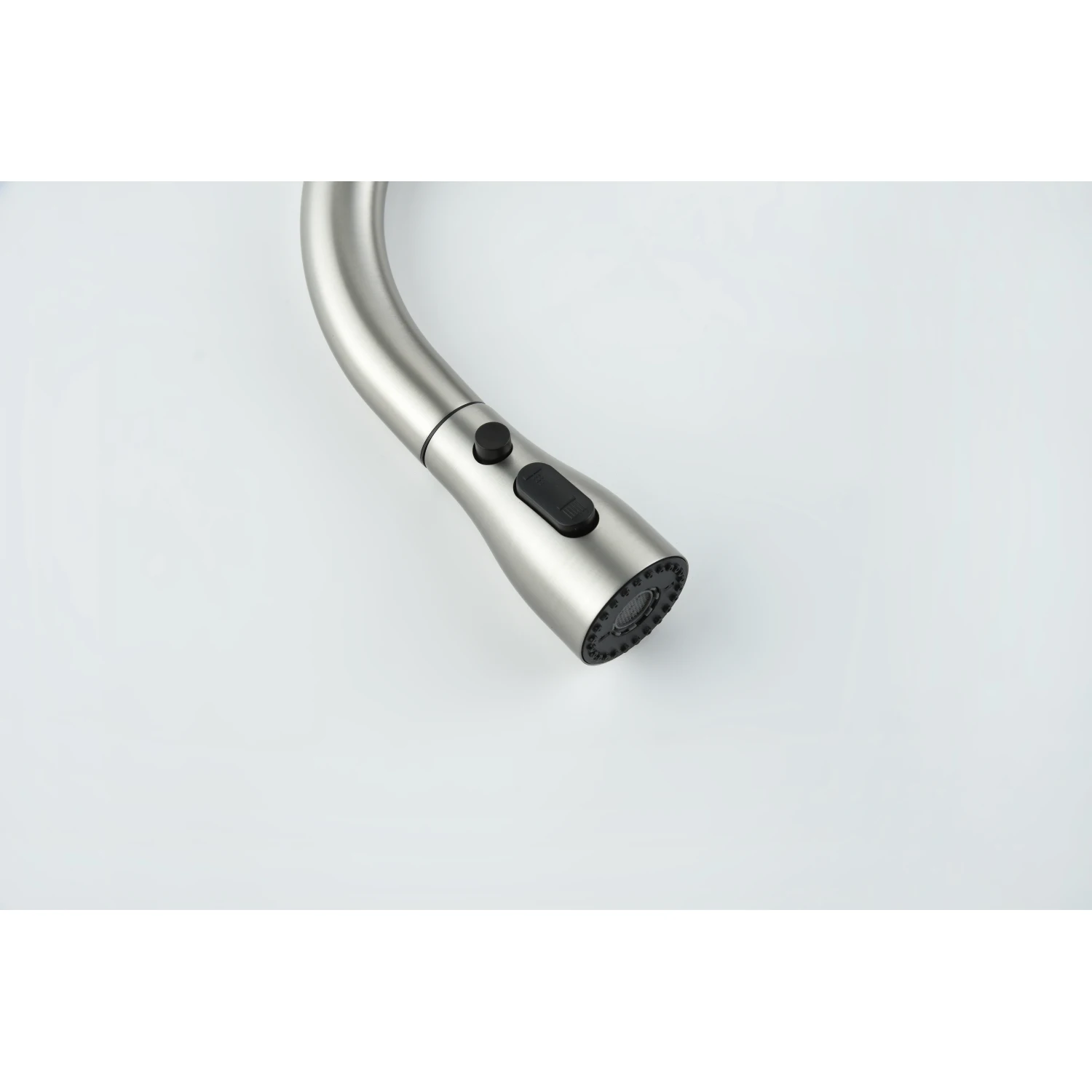 Pull-Down Single Handle Kitchen Faucet in Brushed Nickel