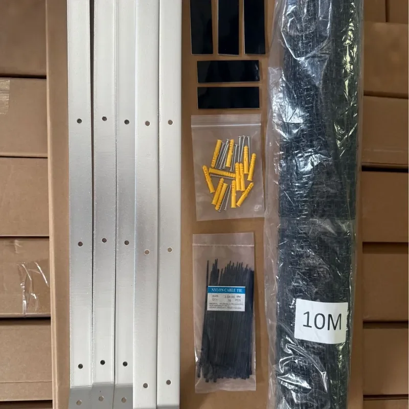 for New Anti Cat Fence Mesh Outdoor Animal Barrier Metal Strip Two Way Stretching Plastic Deer Netting Garden Protection