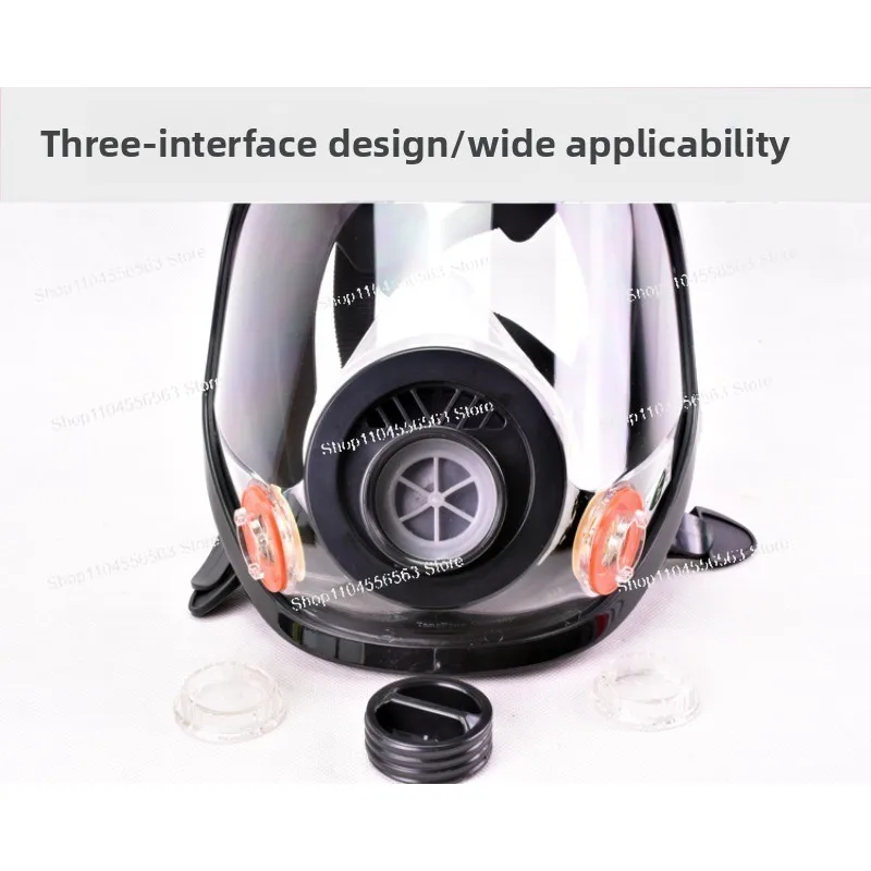 Full Face Air-Supplied  – Silicone Gas/Dust Mask for Spraying & Painting Protection