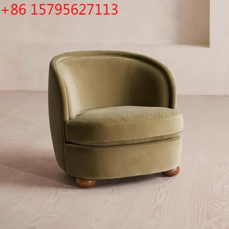 

Фланелевое кресло-софа в скандинавском стиле, необычной формы, для гостиной, отдыха, балкона, спальни, одноместное