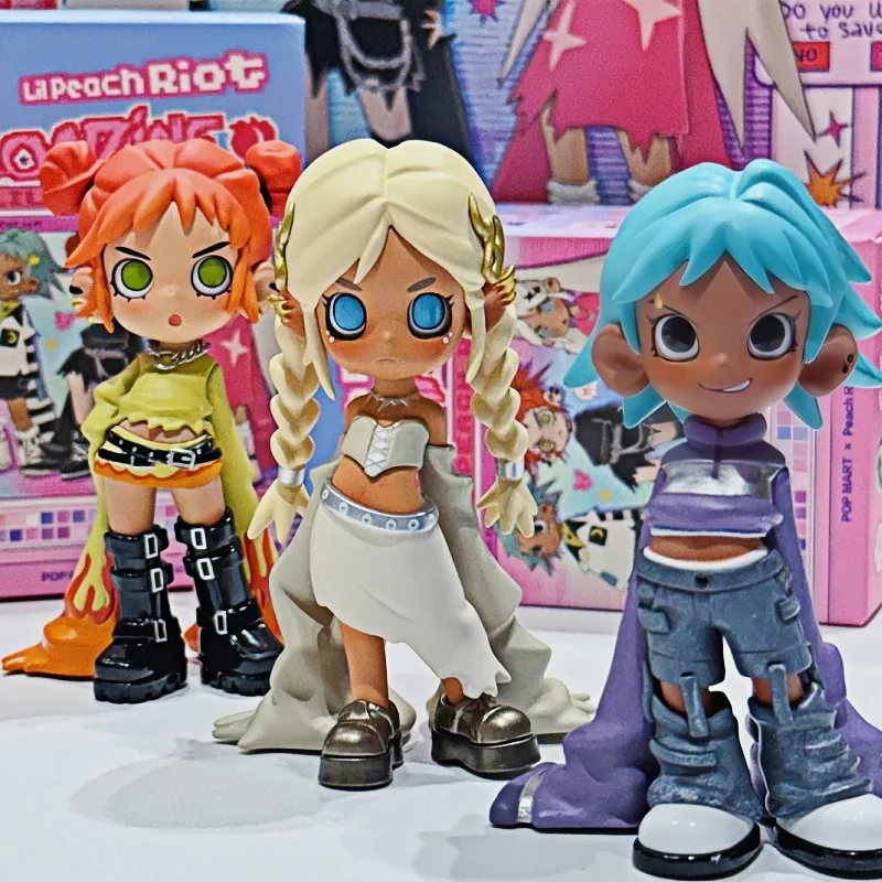 Genuine 2025 In Stock Lil Peach Riot Loading Series Blind Box Cute Collectible Toys Trendy Item Desktop Decoration Birthday Gift