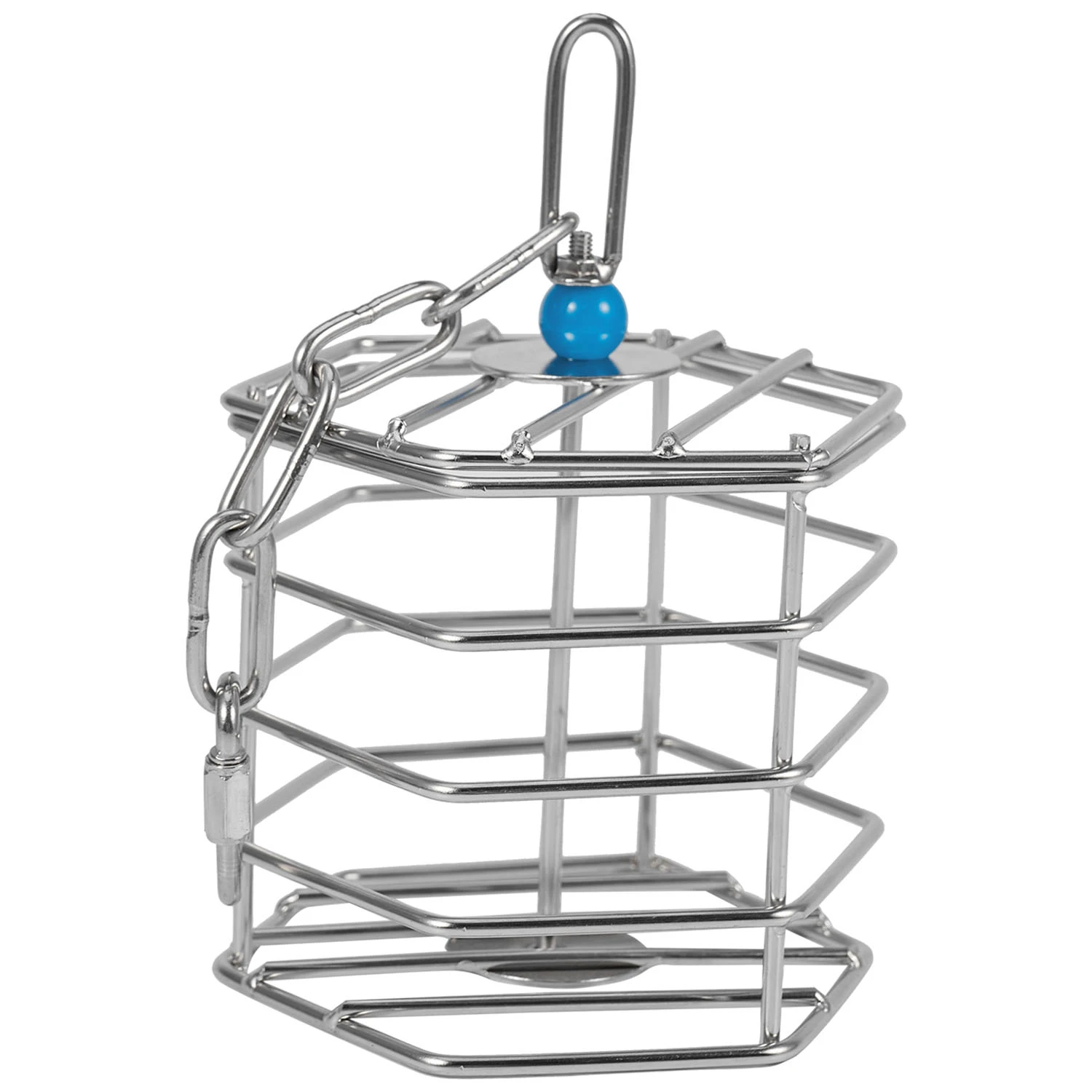 Pet Bird Parrot Squirrel Bold Stainless Steel Food Hanging Cage Foraging Toys Macaw Cockatoo Hunt Feeder Entertainment Toys