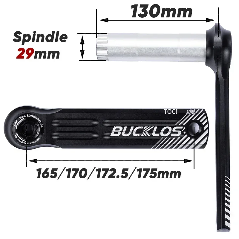 BUCKKubBicycle-Pédalier DUB en alliage d'aluminium, 48-32T, axe de 29mm pour vélo de route, gravier, 170/172mm