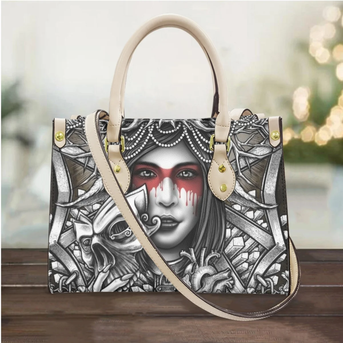 Women Cross Body Bags Dead Of Skull Girl Pattern Luxury Leather Female Totes Shoulder Bags Woman Casual Messenger Bag Girls Bags