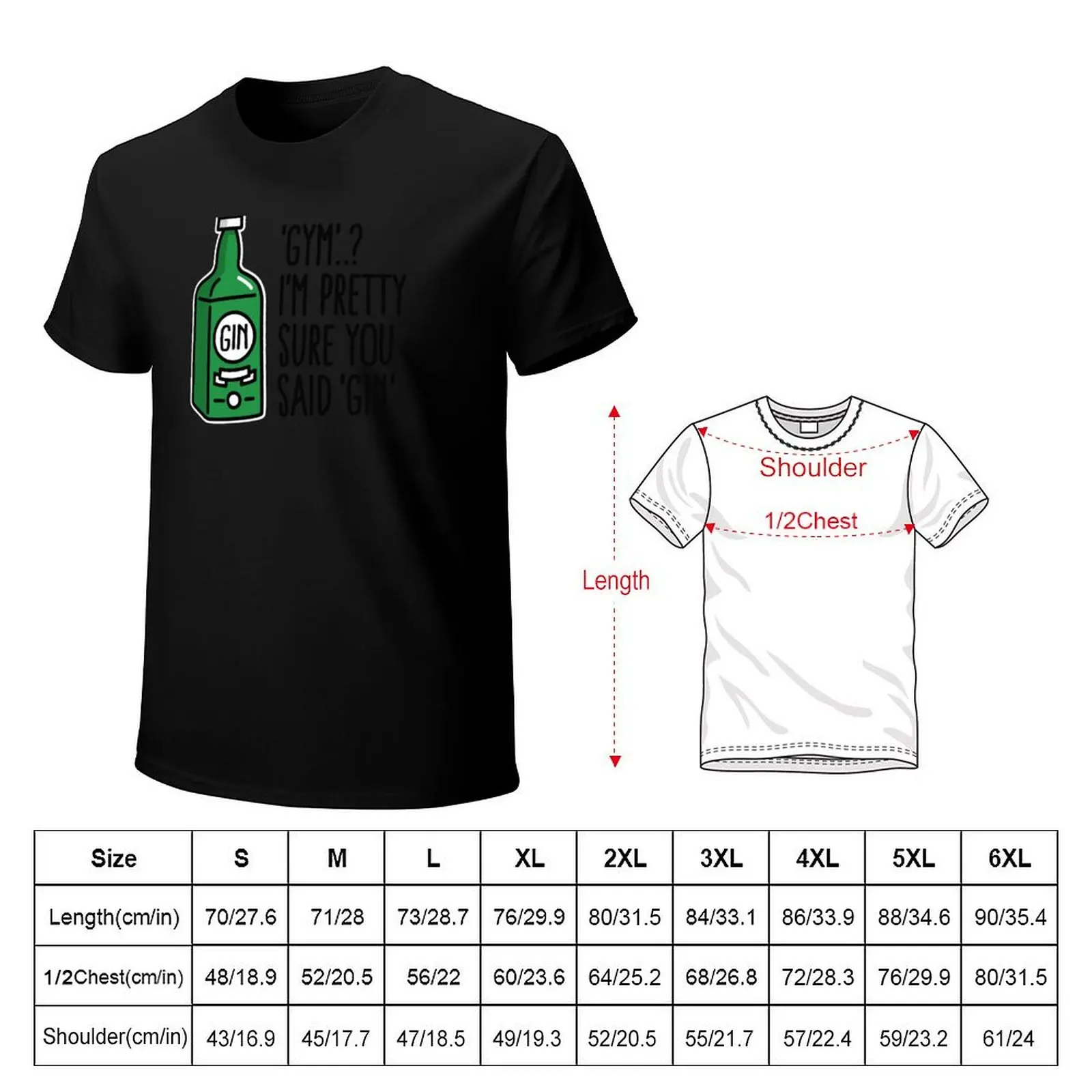 Gym..? I'm pretty sure you said Gin T-Shirt Dry Fit Running Short Sleeve Top