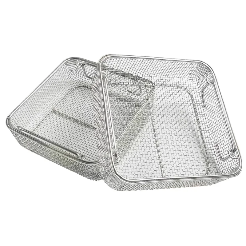Equipment Cleaning Machine Screen Frame Rectangular Draining Basket