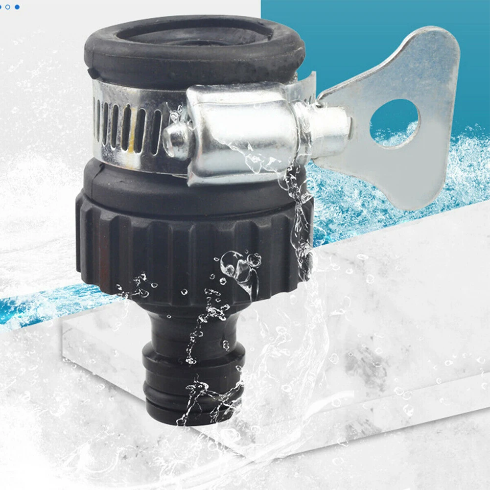 Universal Garden Hose Pipe Fitting Faucet Adapter Kitchen Bath Tap Mixer Tap Faucet Multi-function Faucet Adapter O-ring Water