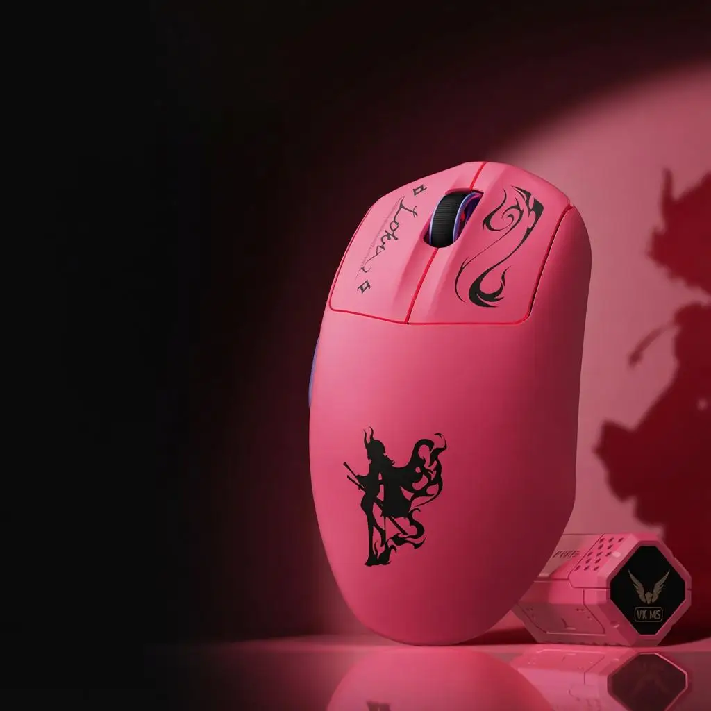 PYLV VALKYRIE VK M5 Wireless Gaming Mouse PAW3311 PAW3395 Sensor 1000Hz Polling Rate 600mAh 24000DPI PTFE Skate Web Driver 56g