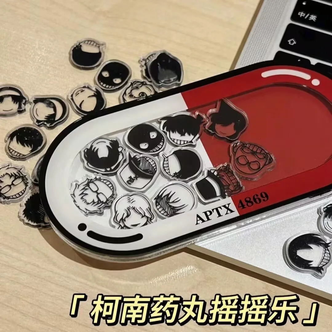 นักสืบโคนันใหม่ "Pill Shake" เป็นของขวัญการ์ตูนเขย่าอะคริลิกขนาดเล็กน่ารักและเท่พร้อมพวงกุญแจระดับรูปลักษณ์สูง