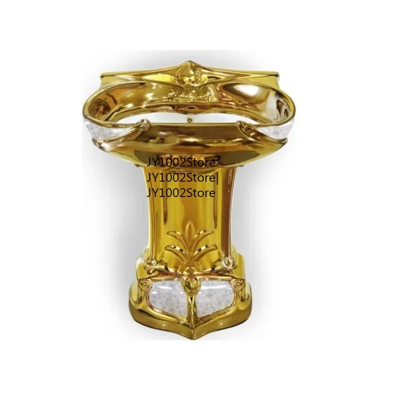 

European Royal Ceramic Golden Luxury Two Piece Water Closet Dragon Toilet Bowl Gold Toilet Set