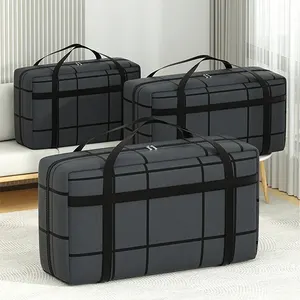 Aufbewahrungsbeutel schwarzer Verbindungsmaterial, große Kapazität, Superbelastung, Staub und Reißverschlussfeuchtigkeit, 1PC 8 Hauptverkaufsbohnensack - №1