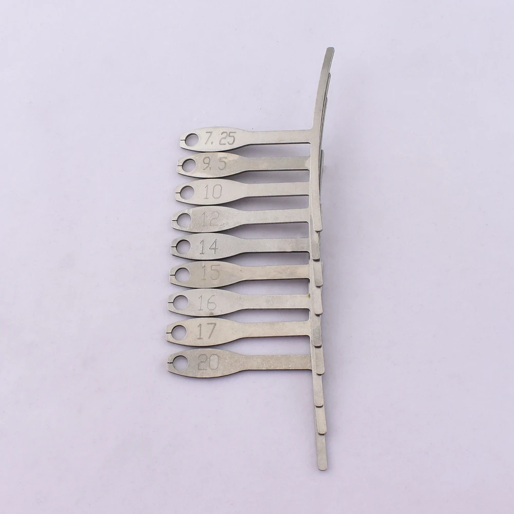 1 Set Steel Fingerboard Strings Radius Gauge-Luthier Tool For Guitar and Bass