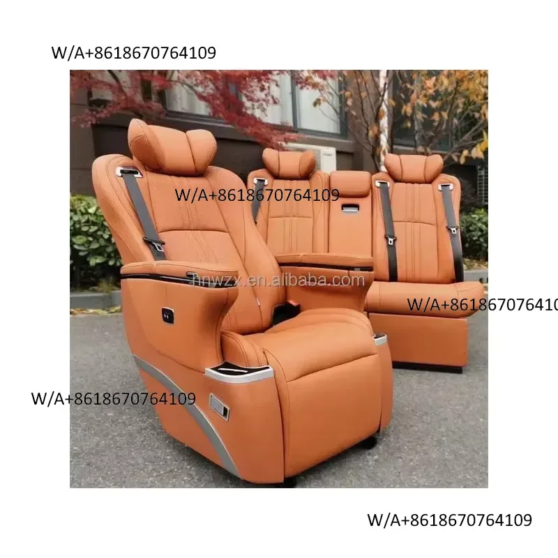Suitable forToyaota Hiace Coaster Carnival W447 V Class Sprinter Auto Electric Car VIP Leather Seats Modified Car Seats