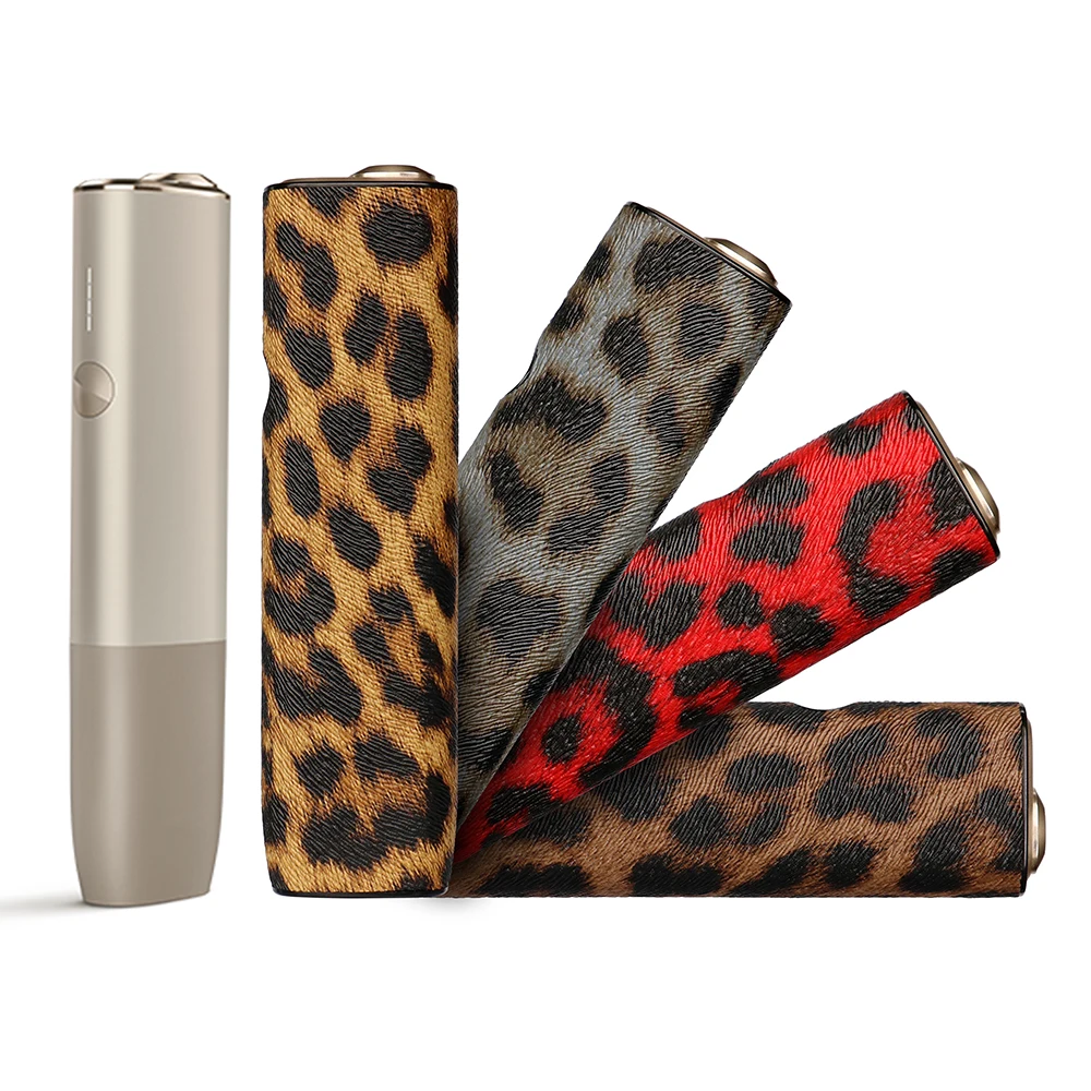 RUORUO 4 Colors Leopard Print Skin Leather Case for IQOS ILUMA ONE Replaceable E Smoking Box for ICOS ILUMA ONE Accessories