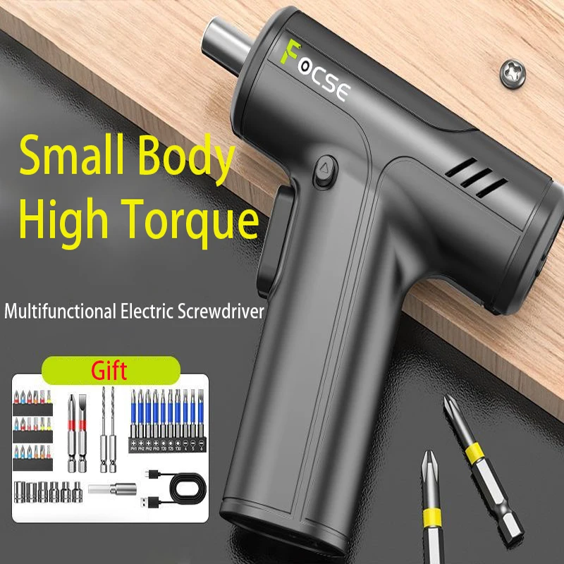 4.2V Electric Precision Screwdriver Portable Smart Cordless Torque USB Rechargeable 29 Bit Set Mini Electric Drill Power Tools