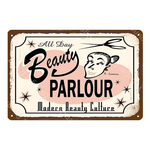 Barber Shop Shaves & Haircuts Metal Tin Signs Vintage Plaque Pub Bar Office Room Home Wall Decor Iron Poster Wall Sticker YI-048