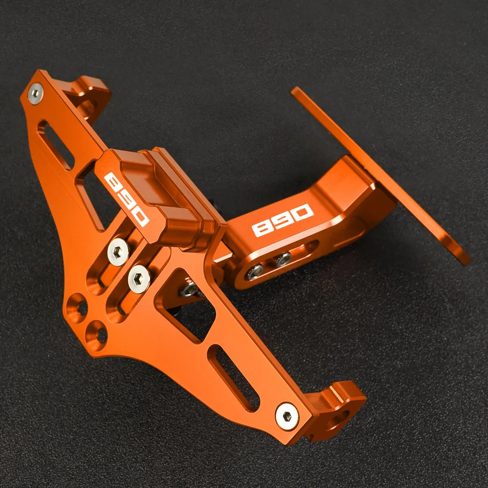 

For 890 Adventure R/Adventure 890 Duke/Duke R 890 SMT 2020-2023 2024 Motorcycle License Plate Holder Bracket Tail Tidy Fender