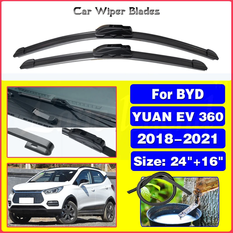 

Wiper Front Blades For BYD YUAN EV 360 2018 - 2021 Car Accessories Front Windscreen Wiper Blade Brushes Cutter Auto Goods 2020