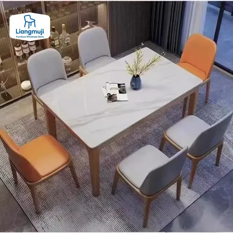 

Кофейный кухонный обеденный стол, ресторанный центр, салонные стулья, боковой роскошный уличный обеденный стол, конференц-маза, модная мебель