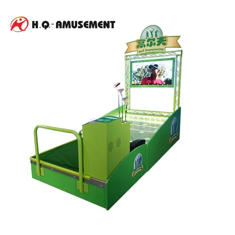 2022 Indoor Sports Games Coin Operated Game Machines Simulation Golf Arcade Game Machine