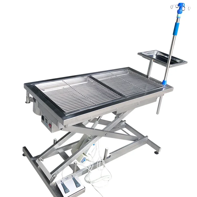 

Stainless Steel Height Adjus Pet Operating Multifunctional Veterinary Animal Surgery Examination Treatment