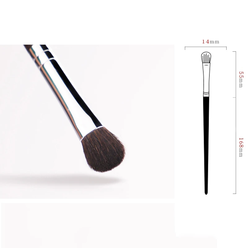 CHICHODO Natural High-end Animal Hair Makeup Brush Goat+Pony Hair Eyeshadow Brush Large Shader Brush-CHJ035