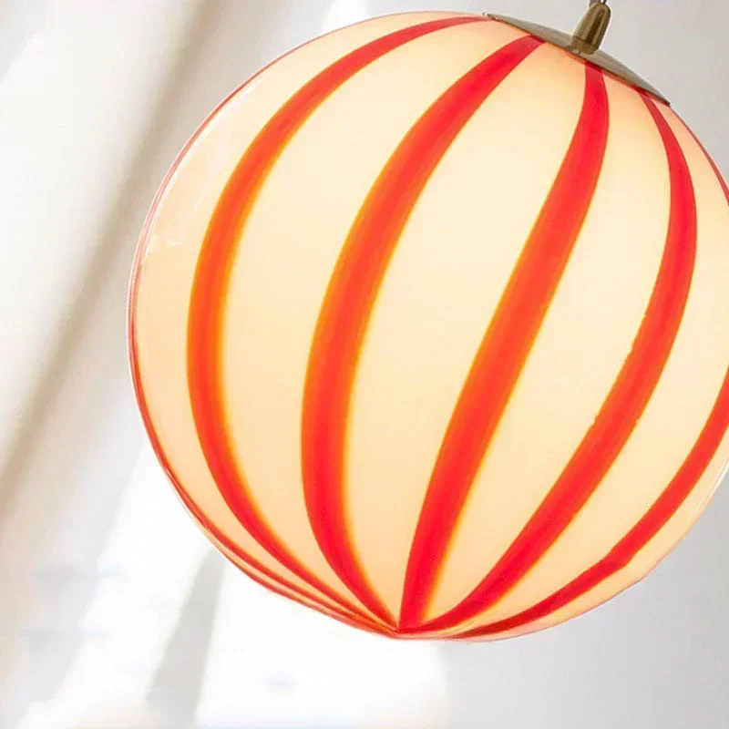 Modern Candy Ball LED Art Chandelier Lollipop Pendant Light for Kids Room Bedroom Living Dining Room Shop Decor Hanging Lamp