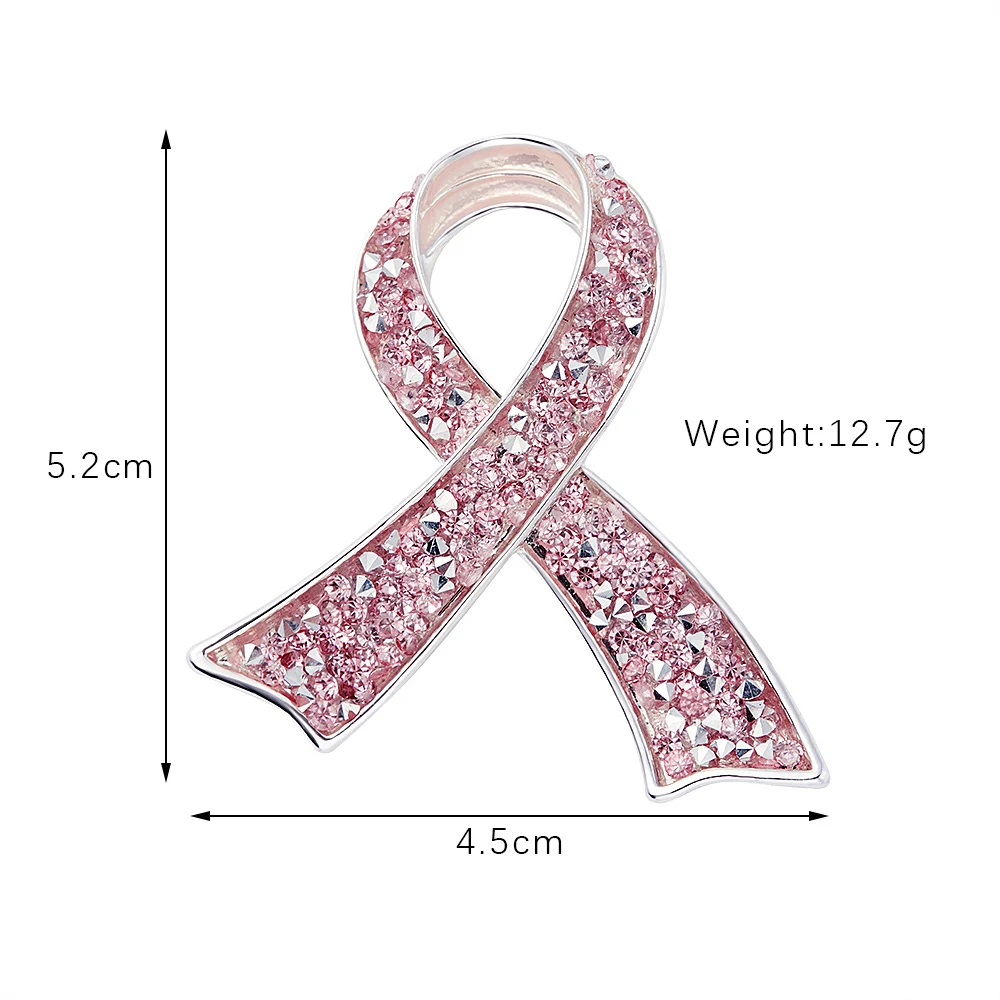 RONGXUANMEI Fashion Purple Crystal Rhinestone Silk Ribbon Brooches For Women Men Fixed Clothing Accessories Lapel Pin Corsage