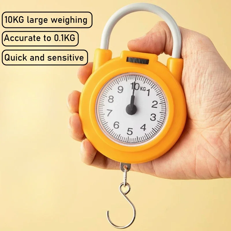 10kg Digital Kitchen Scale 0.1g Precision Stainless Steel Hook Portable Easy Clean Baking Cooking Travel Food Scale