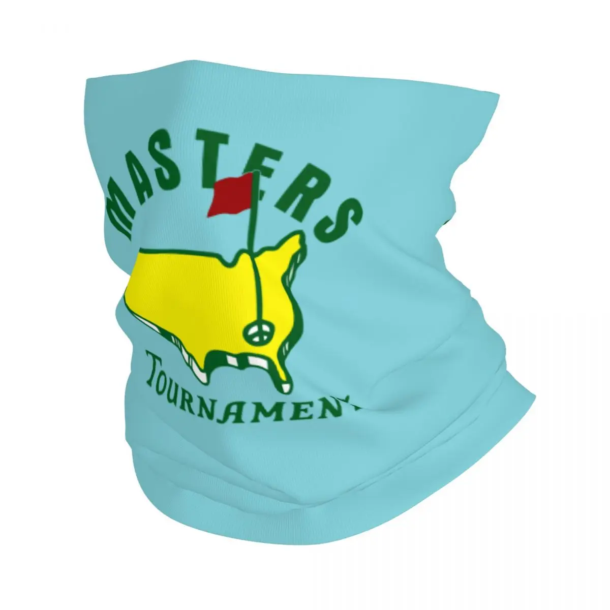 Custom Masters Tournament Golf Logo Bandana Neck Gaiter UV Protection Face Scarf Cover Men Women Headwear Tube Balaclava