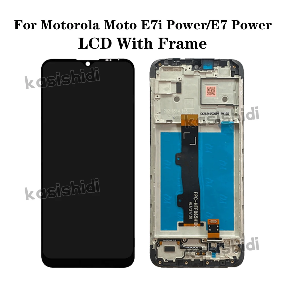 LCD For Motorola Moto E7 E7i Power Lcd Display Screen Touch For Moto E7 Power LCD Diaplsy Digitizer Assembly Parts 100% Tested