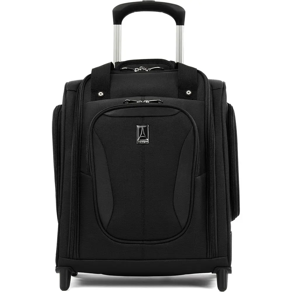 

Compact 15-Inch Lightweight Rolling Underseat Carry-On Bag, Unisex, Black