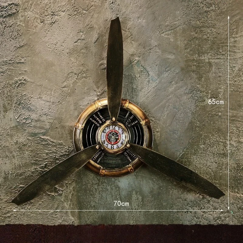 

Aircraft Propeller Iron Wall Decoration Wall Hanging Retro Industrial Style Decoration Bar Pendant Wall Decoration