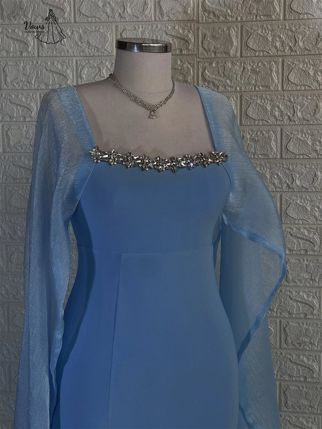 فساتين شيفون الأكثر فاخرة لحفلات الزفاف فساتين نسائية أنيقة 2025 امرأة كلمة مصنوعة حسب الطلب فستان حفلات بأحجار الراين