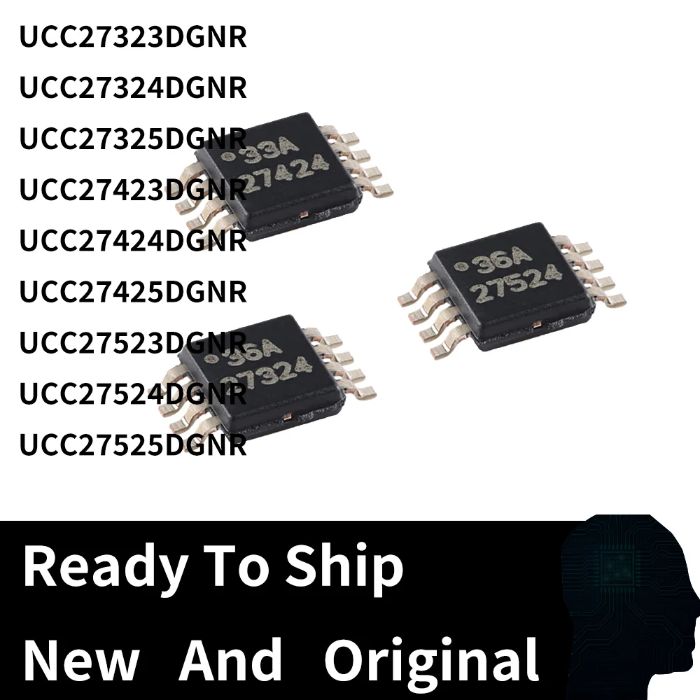 10PCS UCC27322/27323/27324/27325/27323/27424/27425/27523/27524/UCC27525DGNR Original Chip