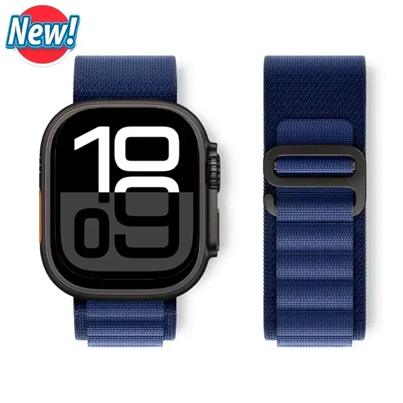 Alpine Loop für Apple Watch Ultra 4 3 2 49mm 42 46mm 40 44mm 41 45mm Sport Correa Nylon Armbänder iWatch Series 12 11 10 9 8 7 Band – Detail 18