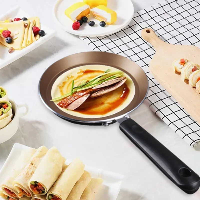 Non Stick Frying Pan 18/22/26CM Breakfast Pancake Egg Steak Frying Pot Pizza Panckae Pans With Handle Cooking Tool Cookware Set view 5