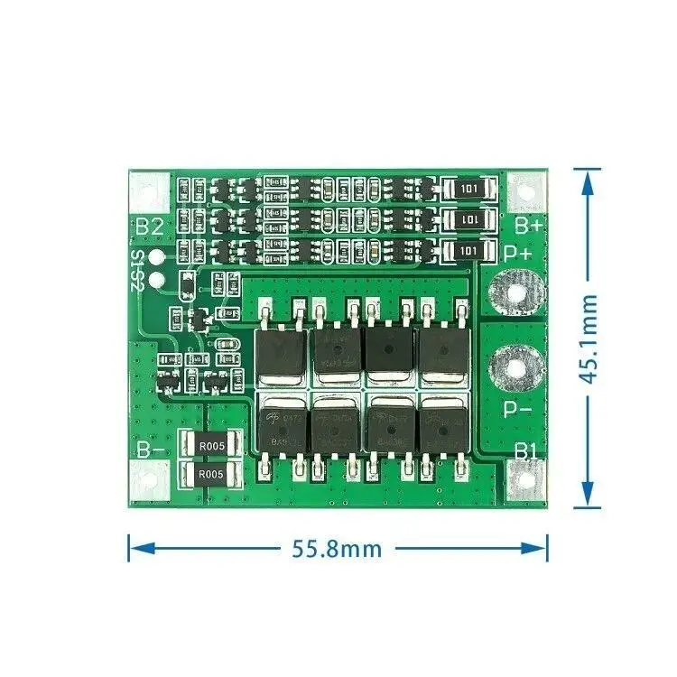 New 3S 25A Li-ion Lithium 18650 BMS PCM battery protection board bms pcm with balance for li-ion lipo battery cell pack Module