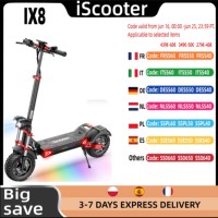 ISCOOTER iX8 2400w Dual Motor 12 Inch Electric Scooter Off-Road Scooter 48v 20An Scooter Foldable Scooter