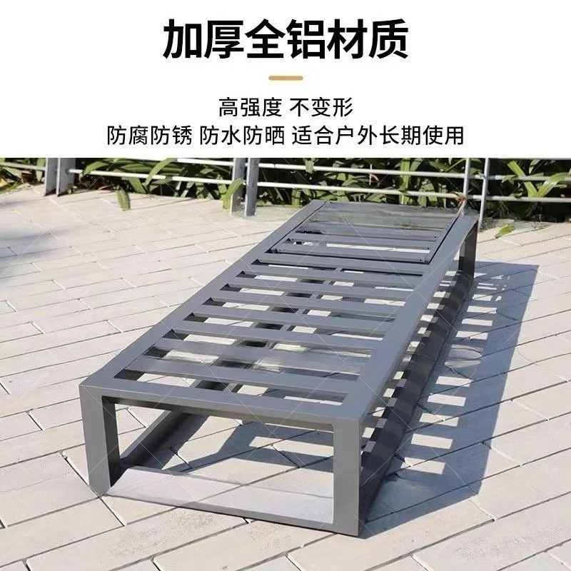 Outdoor loungers, swimming pools, beach loungers, terrace leisure back chairs