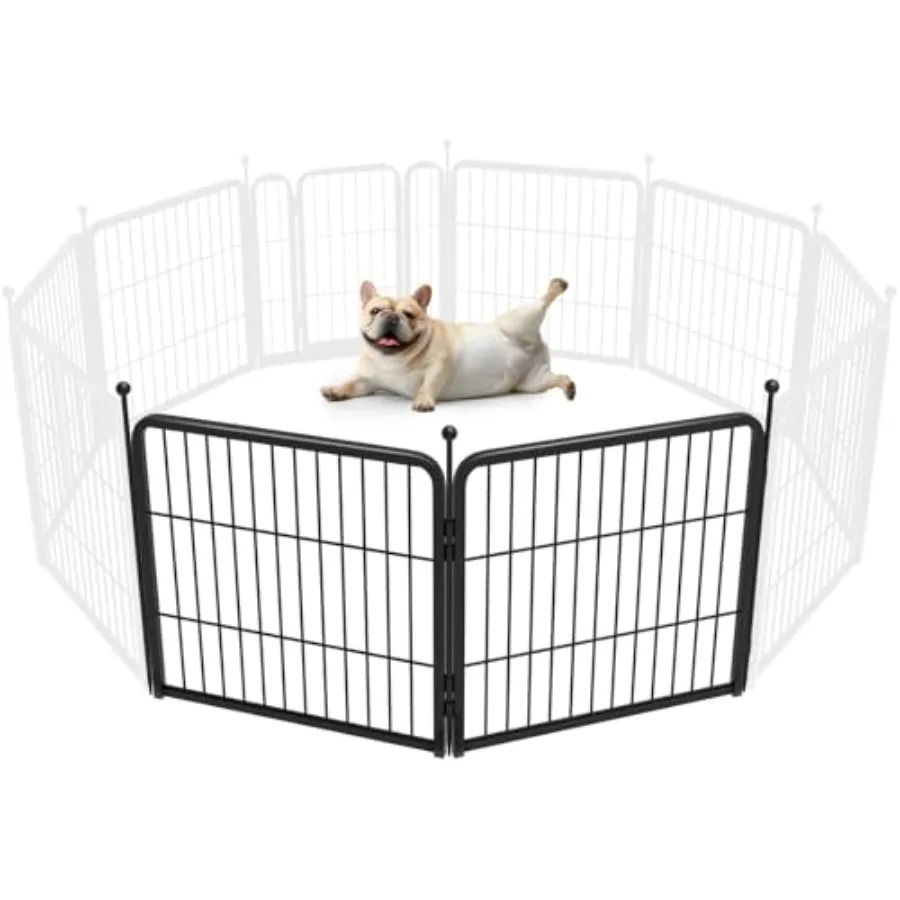 

Вольер для собак Rollick Unleashed, 24 дюйма, 2 панели, для использования в помещении, на улице, в автодомах и на кемпингах, для маленьких собак и щенков, черный │ Запатентовано