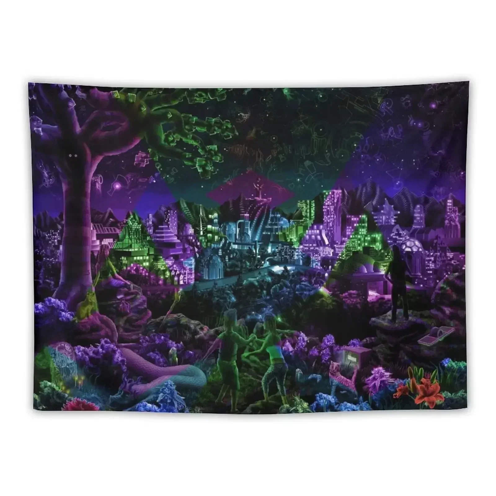 FutuRetro Dreams Tapestry Funny Room Decor Cute Cute Room Things Aesthetic Home Decor Tapestry